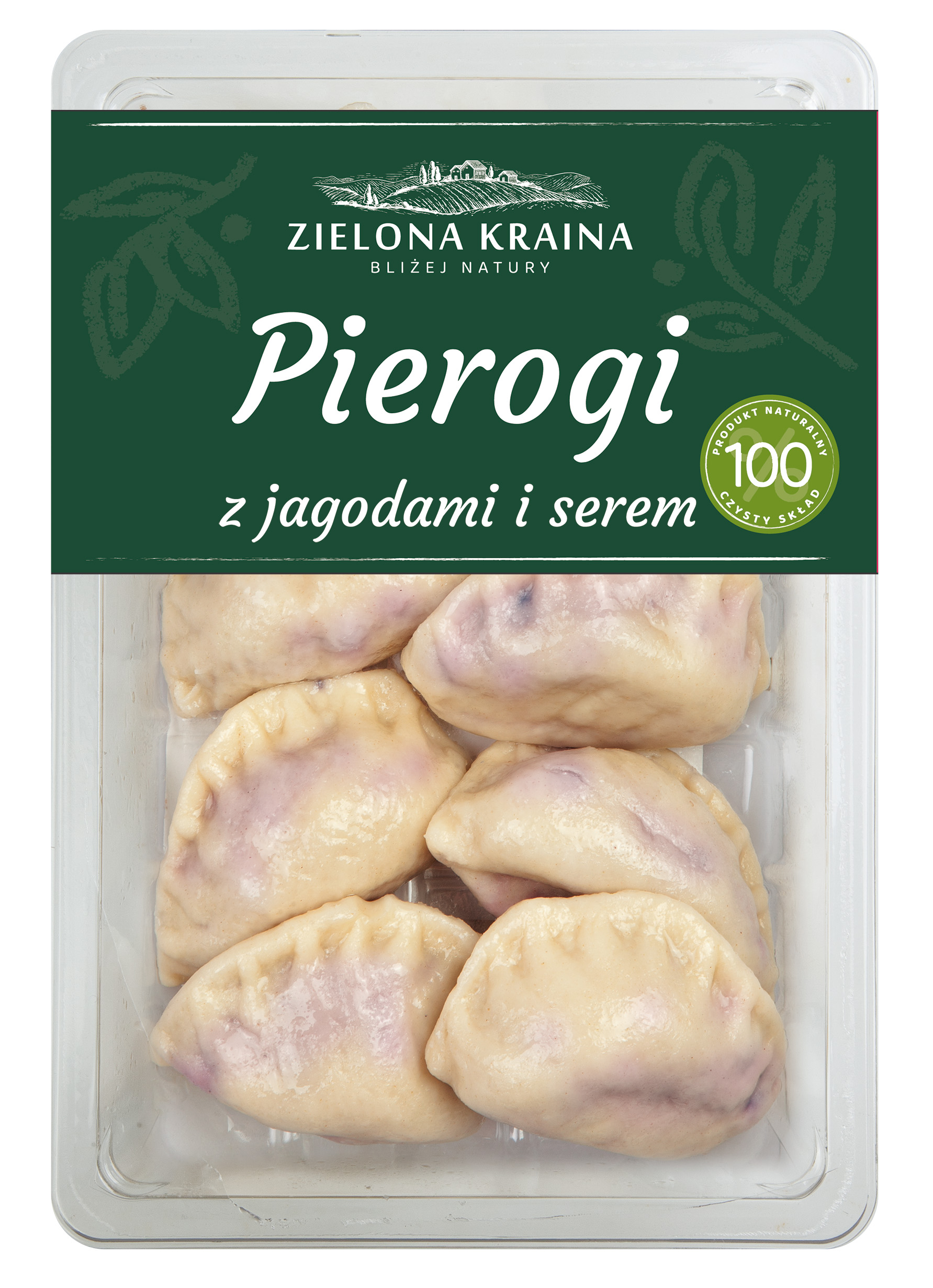 Pierogi z jagodami i serem